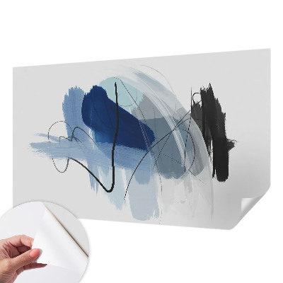 Samolepilna fototapeta za spalnico Barvite abstrakcije