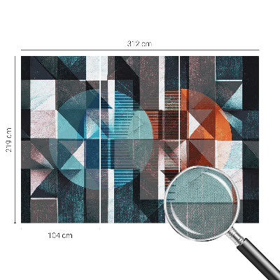 Fototapeta za otroško sobo Abstraktne oblike