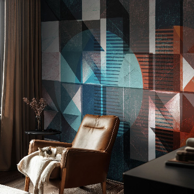 Fototapeta za otroško sobo Abstraktne oblike