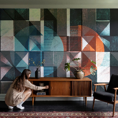 Fototapeta za otroško sobo Abstraktne oblike