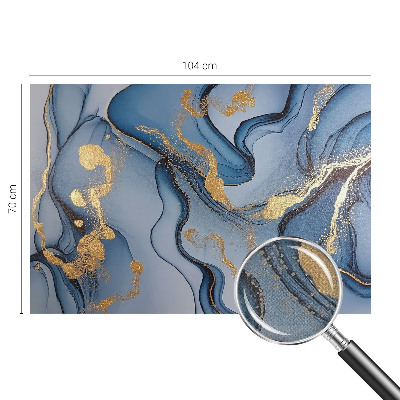 3D fototapeta Modri ​​valovi