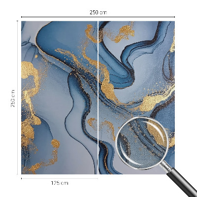 3D fototapeta Modri ​​valovi