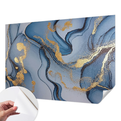3D fototapeta z motivom modrih valov