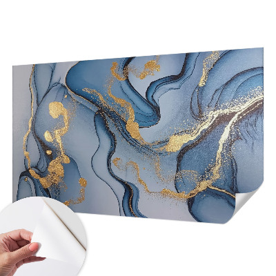 3D fototapeta z motivom modrih valov