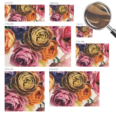 Otroška fototapeta Barvite vrtnice