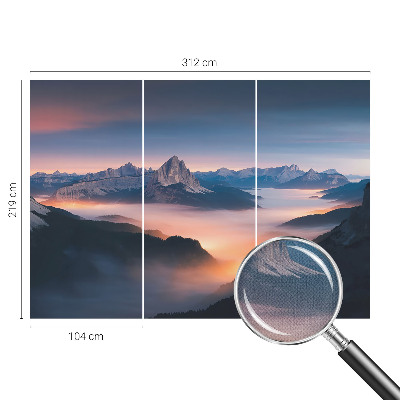 Otroška fototapeta z motivom vzhajajočega sonca