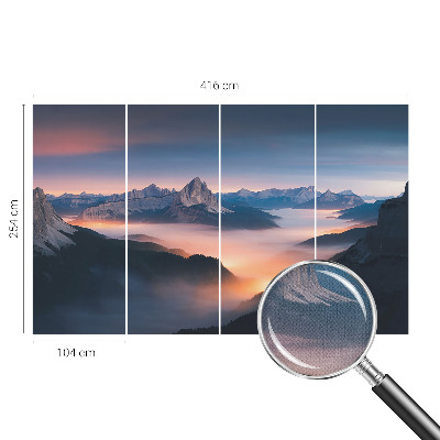 Otroška fototapeta z motivom vzhajajočega sonca