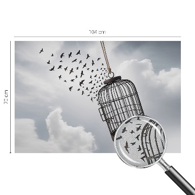 Samolepilna fototapeta za dnevno sobo Leteče ptice