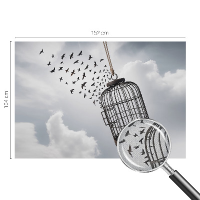 Samolepilna fototapeta za dnevno sobo Leteče ptice