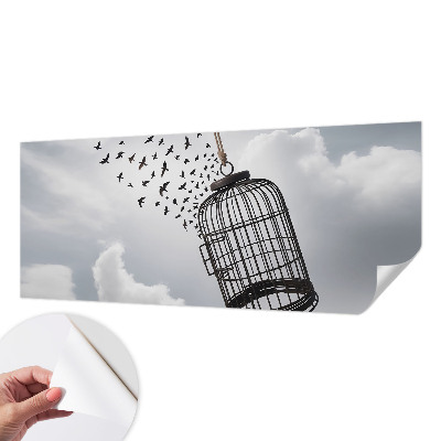 Samolepilna fototapeta za dnevno sobo Leteče ptice