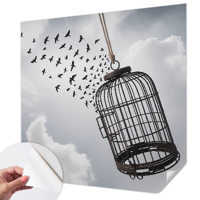 Samolepilna fototapeta za dnevno sobo Leteče ptice