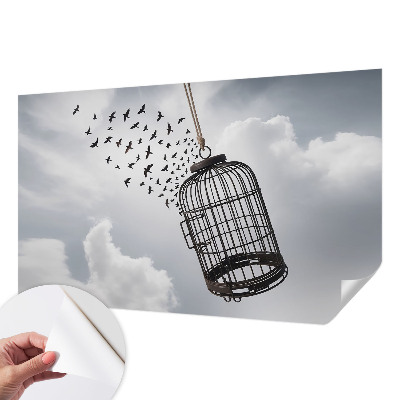 Samolepilna fototapeta za dnevno sobo Leteče ptice