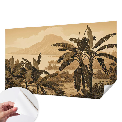 Samolepilna fototapeta za spalnico Tropska panorama