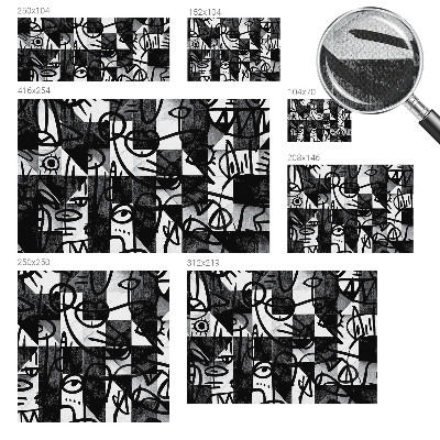 3D fototapeta z motivom risalnega kaosa