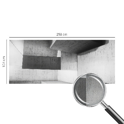Fototapeta za otroško sobo z motivom geometrijskih skulptur primerna za otroško sobo