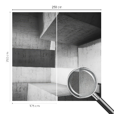 Fototapeta za otroško sobo z motivom geometrijskih skulptur primerna za otroško sobo