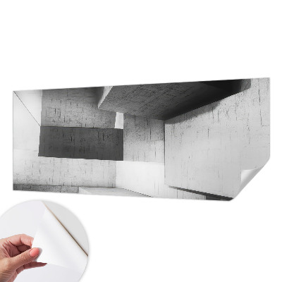 Fototapeta za otroško sobo z motivom geometrijskih skulptur primerna za otroško sobo