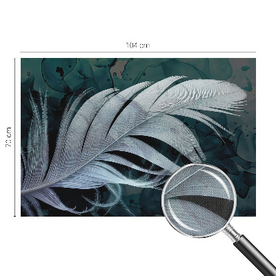 Samolepilna fototapeta za dnevno sobo Eterično pero