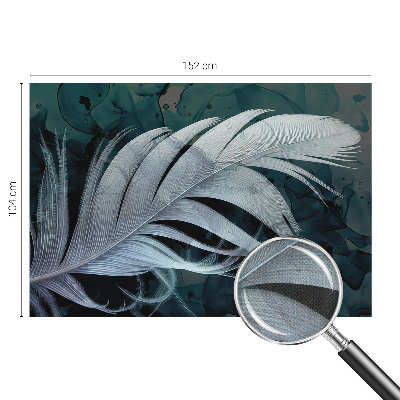 Samolepilna fototapeta za dnevno sobo Eterično pero