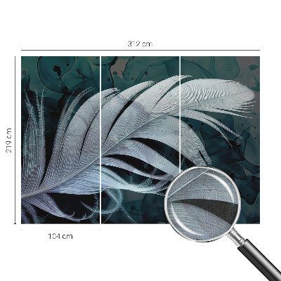 Samolepilna fototapeta za dnevno sobo Eterično pero