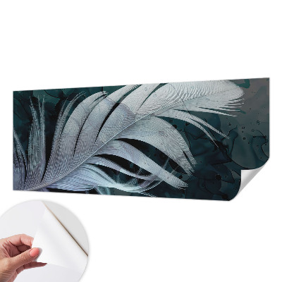 Samolepilna fototapeta za dnevno sobo Eterično pero