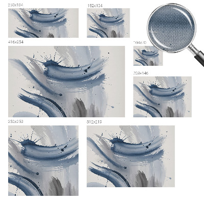 Samolepilna fototapeta za dnevno sobo Umetniške poteze