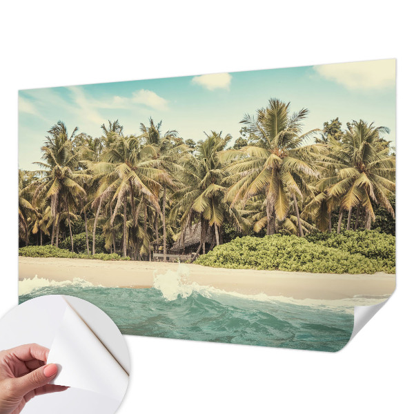 3D fototapeta s motivom tropske plaže