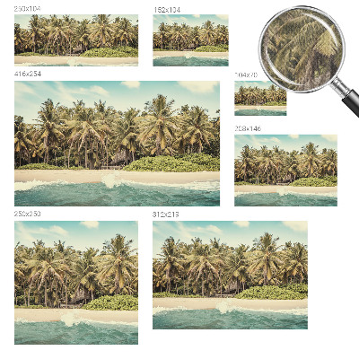 3D fototapeta s motivom tropske plaže