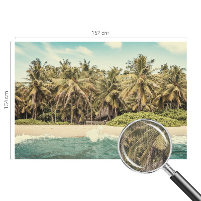 3D fototapeta s motivom tropske plaže