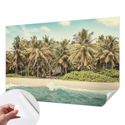 3D fototapeta s motivom tropske plaže