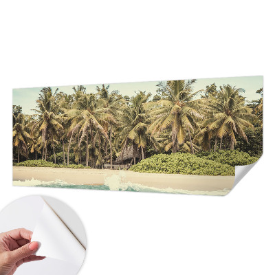 3D fototapeta s motivom tropske plaže