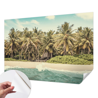 3D fototapeta s motivom tropske plaže
