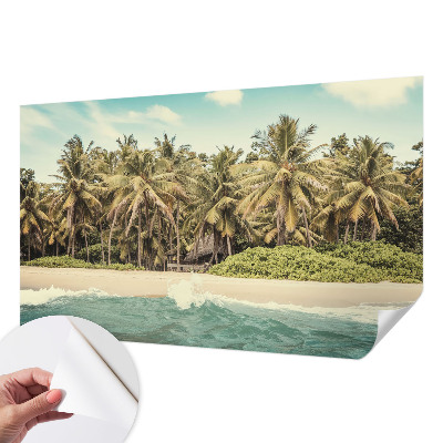3D fototapeta s motivom tropske plaže