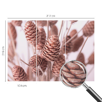Samolepilna fototapeta za spalnico v naravnem slogu za eleganten videz prostora