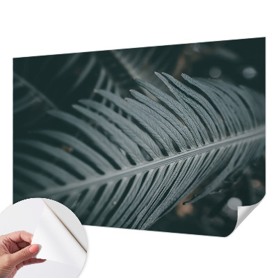 Fototapeta za otroško sobo z motivom zelenega lista
