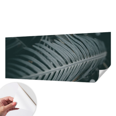 Fototapeta za otroško sobo z motivom zelenega lista