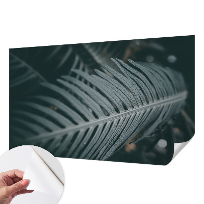 Fototapeta za otroško sobo z motivom zelenega lista