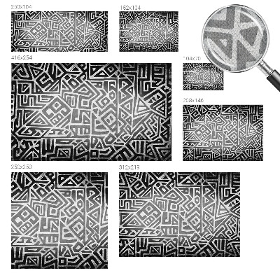 3D fototapeta z motivom geometrijskega labirinta