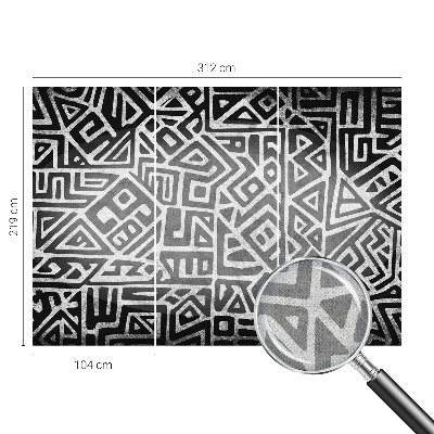 3D fototapeta z motivom geometrijskega labirinta