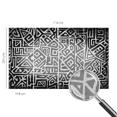 3D fototapeta z motivom geometrijskega labirinta