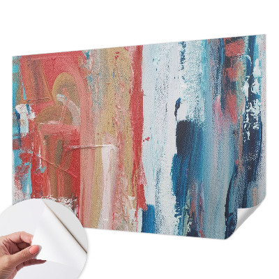 Fototapeta za otroško sobo z barvitimi abstraktnimi motivi