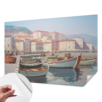 Otroška fototapeta s motivom obmorskega zatočišča