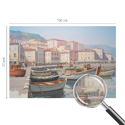 Otroška fototapeta s motivom obmorskega zatočišča