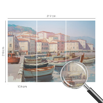 Otroška fototapeta s motivom obmorskega zatočišča
