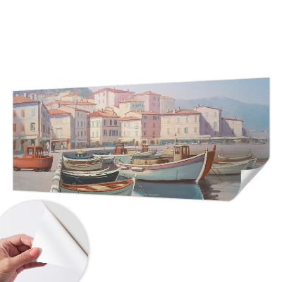 Otroška fototapeta s motivom obmorskega zatočišča