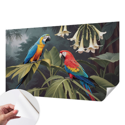 Samolepilna fototapeta Barvite papige