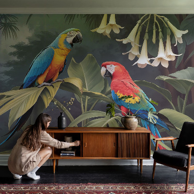 Samolepilna fototapeta Barvite papige