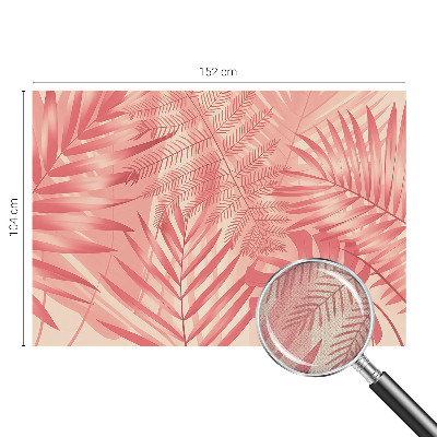 Samolepilna fototapeta za dnevno sobo Tropski listi