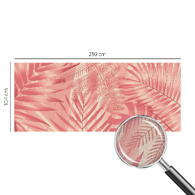 Samolepilna fototapeta za dnevno sobo Tropski listi