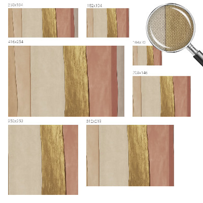 Samolepilna fototapeta za spalnico Valovite črte